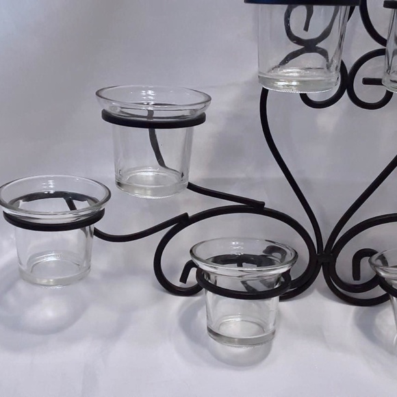 Eight Votive Candle Holder Wall Sconce - Picture 2 of 5